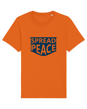 Spread Peace Bright Orange