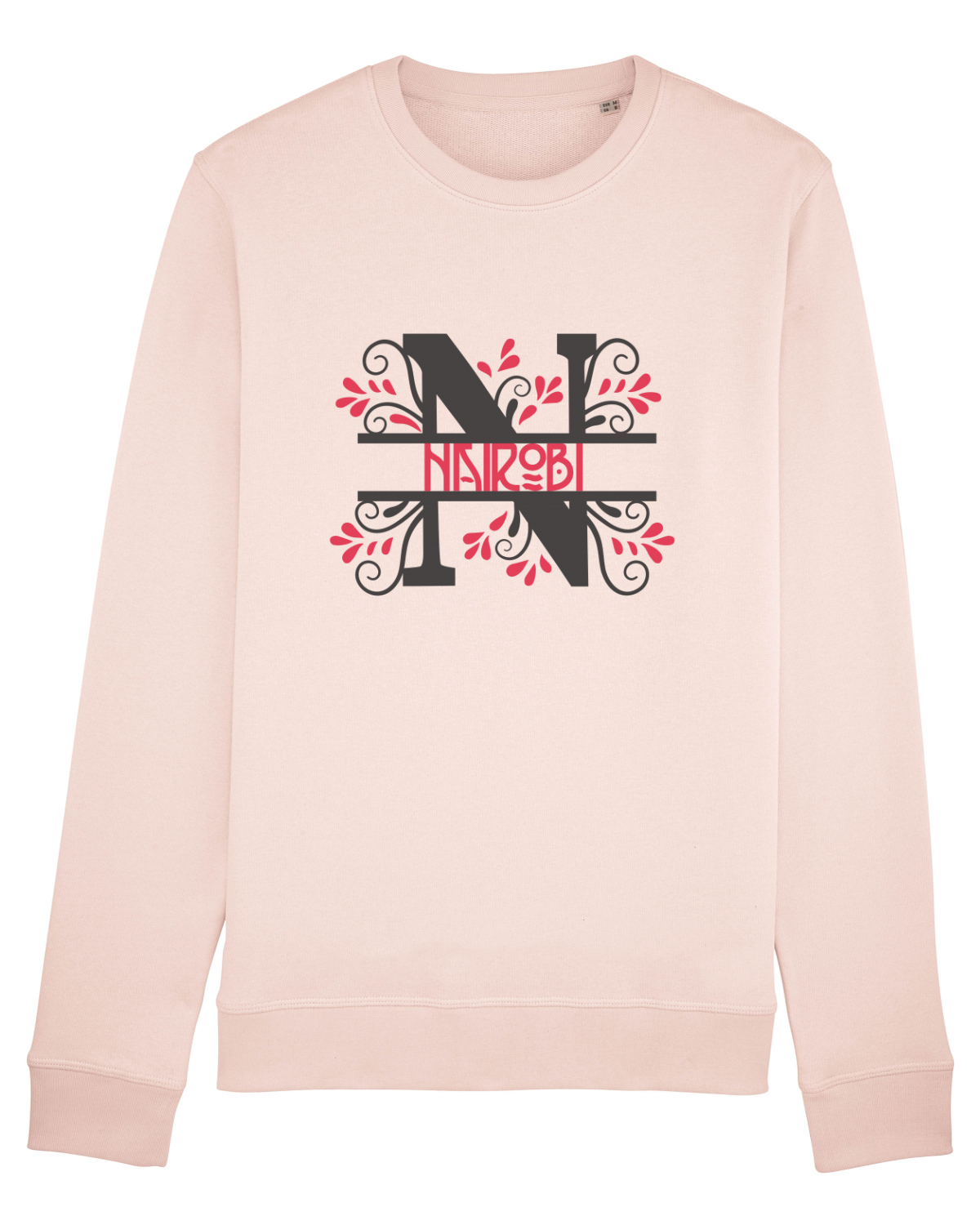 Bluză mânecă lungă Unisex Rise Candy Pink