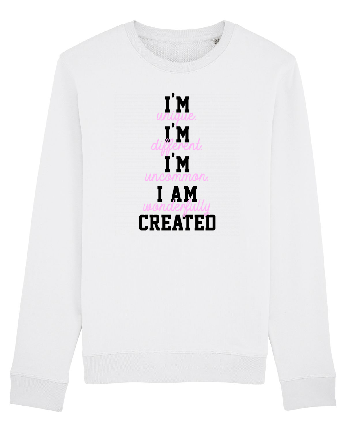 Bluză mânecă lungă Unisex Rise White