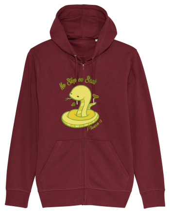 No Step on Snek Burgundy