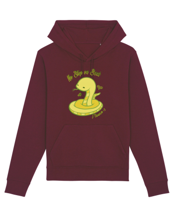 No Step on Snek Burgundy