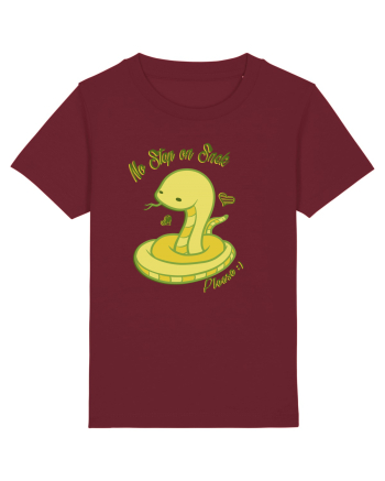 No Step on Snek Burgundy