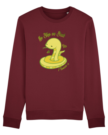 No Step on Snek Burgundy