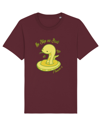 No Step on Snek Burgundy