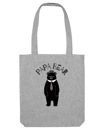 Papa Bear  Heather Grey