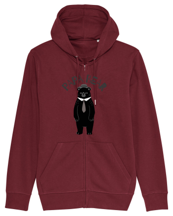 Papa Bear  Burgundy