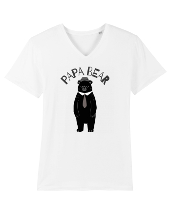 Papa Bear  White