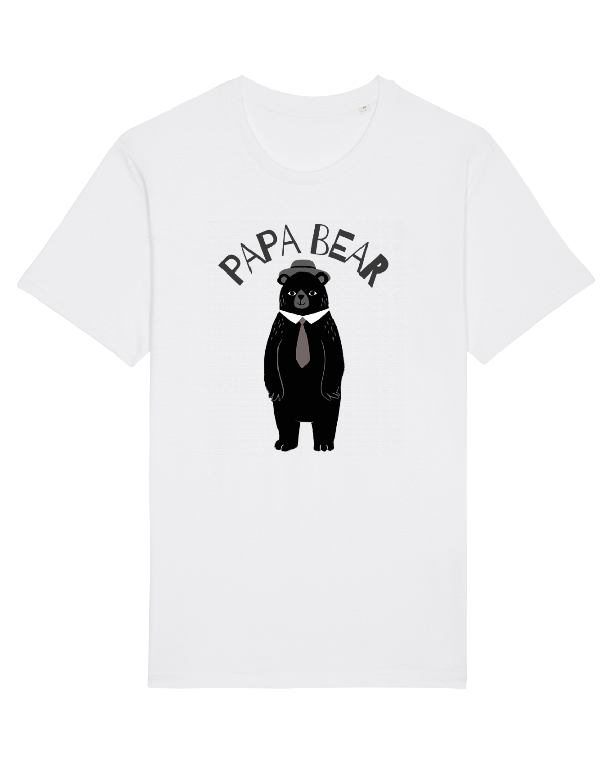 Tricou mânecă scurtă Unisex Rocker White