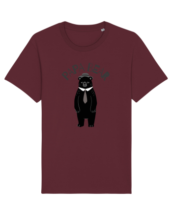 Papa Bear  Burgundy