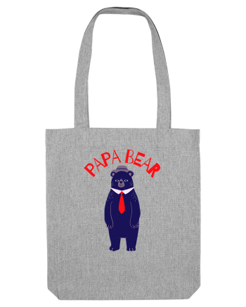 Papa Bear  Heather Grey