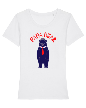Papa Bear  White