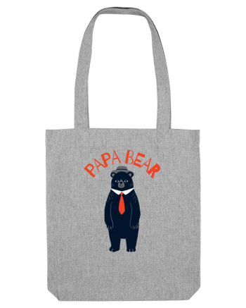 Papa Bear  Heather Grey