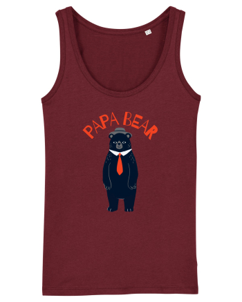 Papa Bear  Burgundy