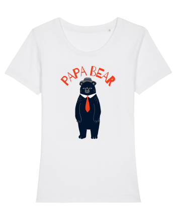 Papa Bear  White