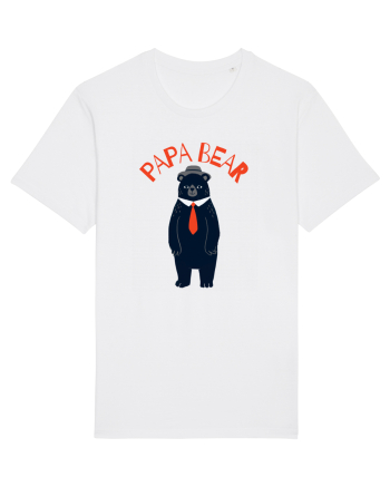 Papa Bear  White