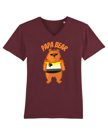 Papa Bear  Burgundy