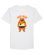 Papa Bear  Tricou mânecă scurtă guler larg Bărbat Skater