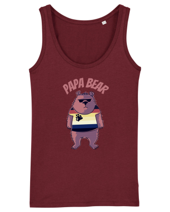 Papa Bear  Burgundy