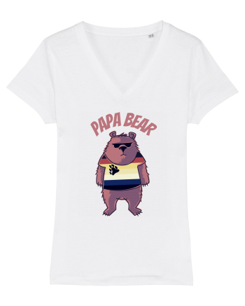 Papa Bear  White