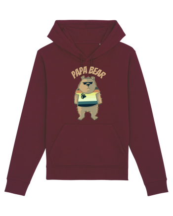 Papa Bear  Burgundy