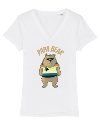Papa Bear  White