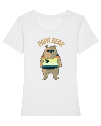 Papa Bear  White