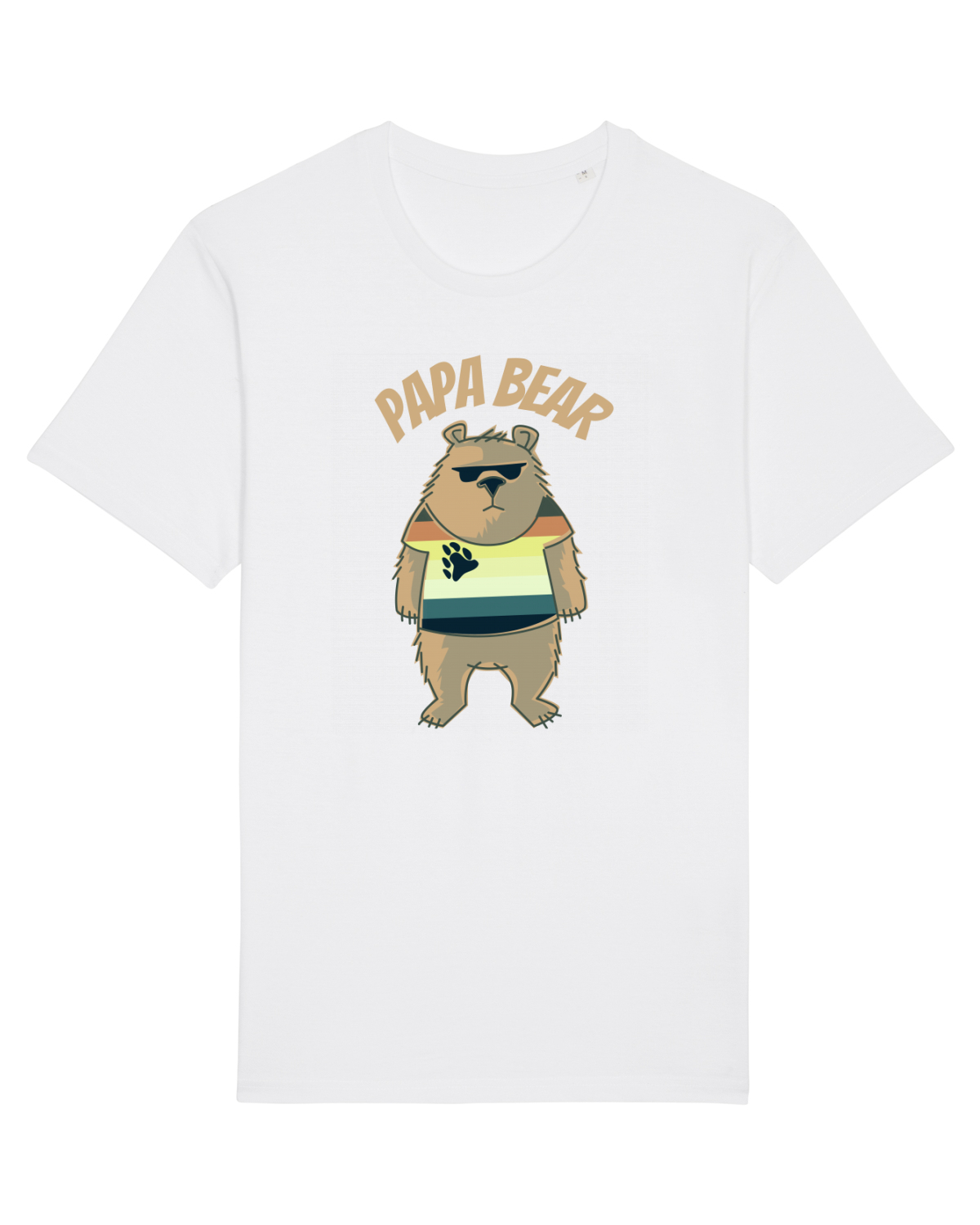 Tricou mânecă scurtă Unisex Rocker White