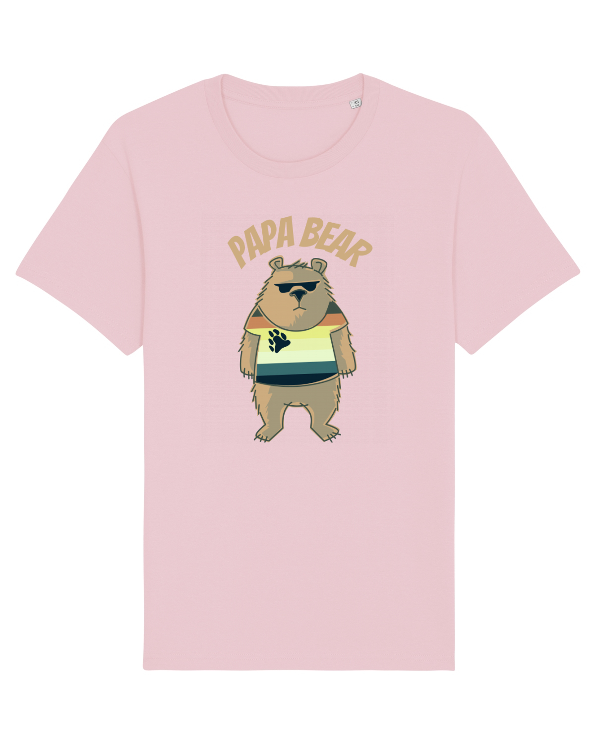 Tricou mânecă scurtă Unisex Rocker Cotton Pink