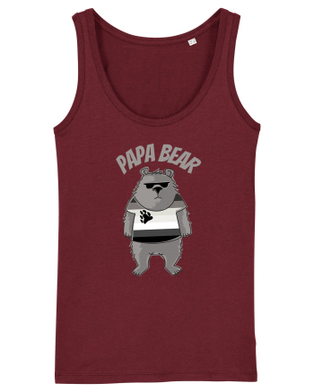 Papa Bear  Burgundy