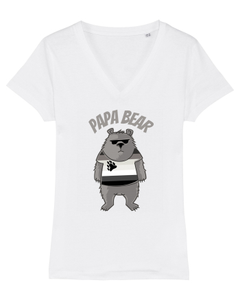 Papa Bear  White