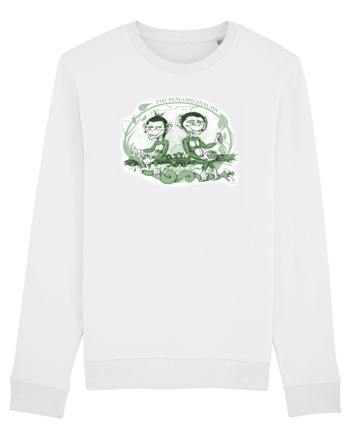 Bluză mânecă lungă Unisex Rise White