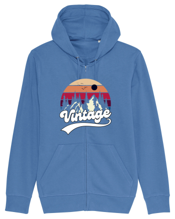 Vintage Mountain Bright Blue