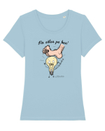 Nu călca pe bec! 1 Tricou mânecă scurtă guler larg fitted Damă Expresser
