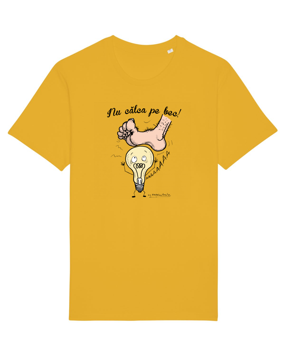 Tricou mânecă scurtă Unisex Rocker Spectra Yellow