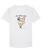 Nu călca pe bec! 1 Tricou mânecă scurtă guler larg Bărbat Skater