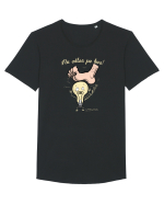 Nu călca pe bec! 2 Tricou mânecă scurtă guler larg Bărbat Skater