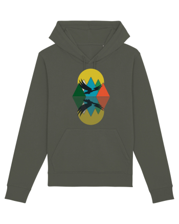 Abstract Mountains Khaki
