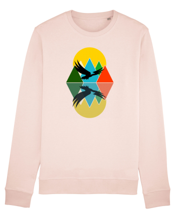 Abstract Mountains Candy Pink