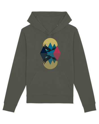 Abstract Mountains Khaki