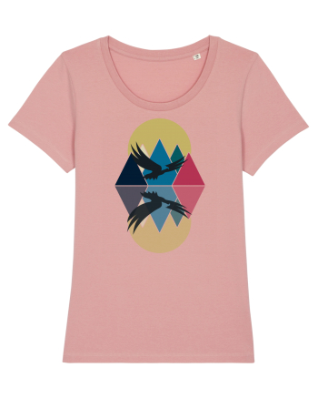 Abstract Mountains Canyon Pink