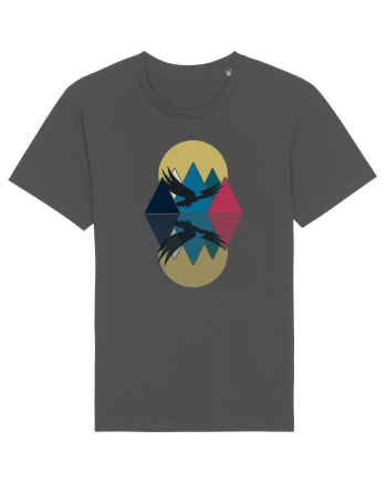 Abstract Mountains Anthracite