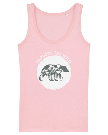 Mountain Bear Cotton Pink