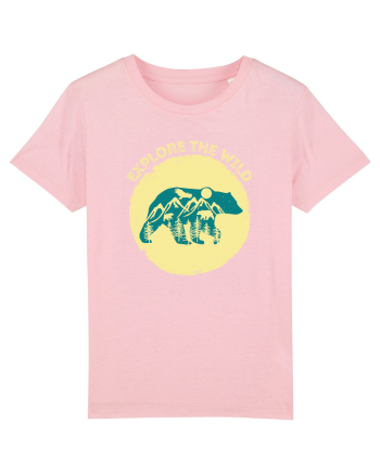 Mountain Bear Cotton Pink
