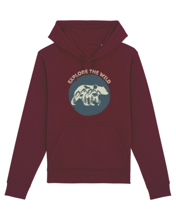 Mountain Bear Burgundy