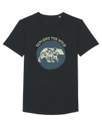 Mountain Bear Tricou mânecă scurtă guler larg Bărbat Skater