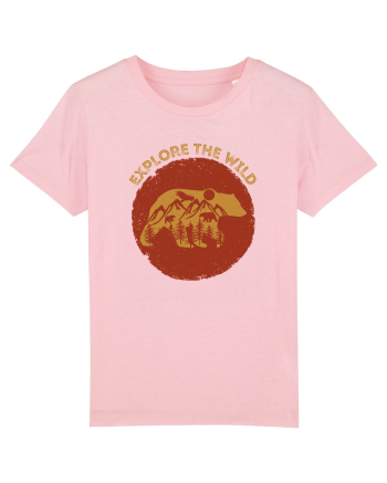 Mountain Bear Cotton Pink