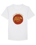 Mountain Bear Tricou mânecă scurtă guler larg Bărbat Skater