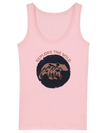 Mountain Bear Cotton Pink