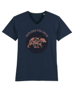 Mountain Bear Tricou mânecă scurtă guler V Bărbat Presenter