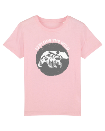 Mountain Bear Cotton Pink